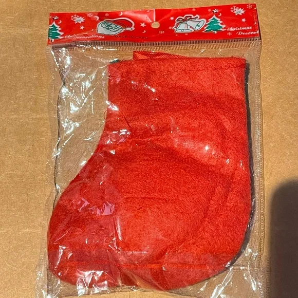 Mini Santa Christmas stocking - Picture 2 of 2